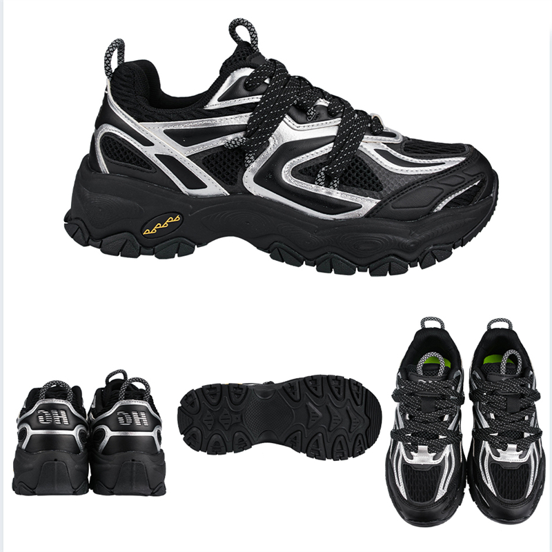 JNDO Hungry Gorilla Dad shoes men women designer sneakers cream black silver grey yellow green luxury outdoor platform womens mens trainers