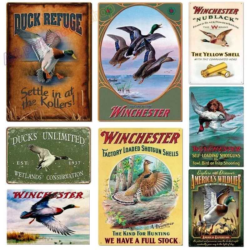 Ducks Unlimited Since 1937 Vintage Style Metal Tin Sign Hunt Cabin Farm Supermarket Outdoor Metal Sign Wall Decor Mural GiftXJ241010