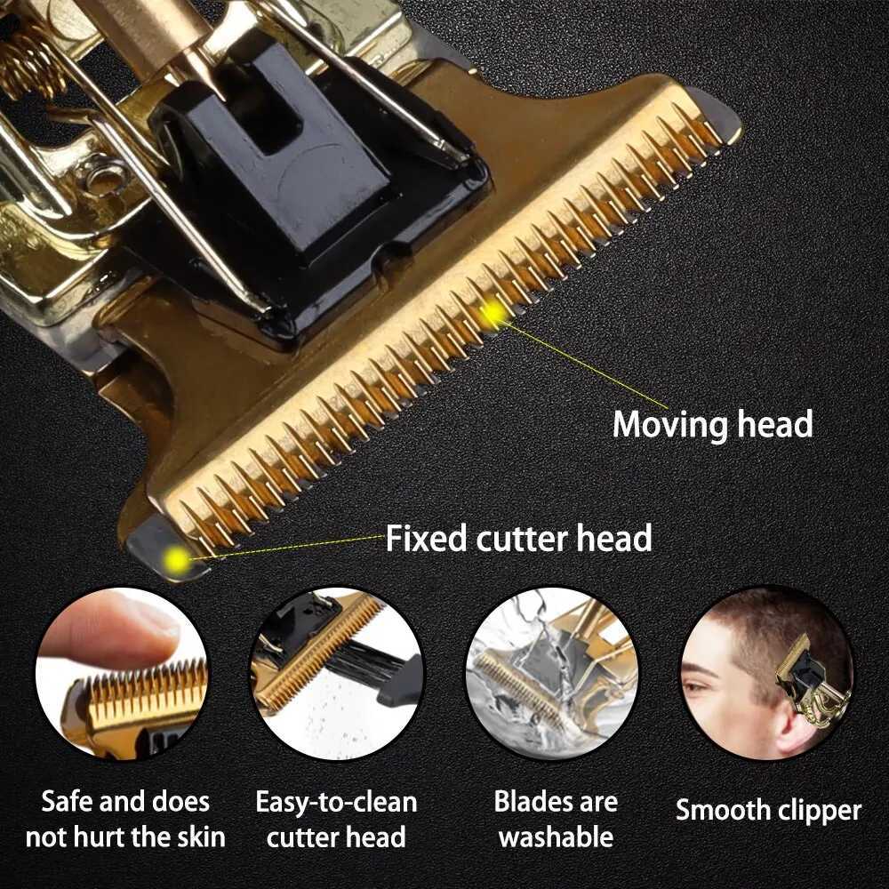 T9 Wholesale Hair Clipper Vintage Professiona Beard Trimmer Electric Maquina T9 Haircut Machine Hair Cutting Machine ClippersXJ2410