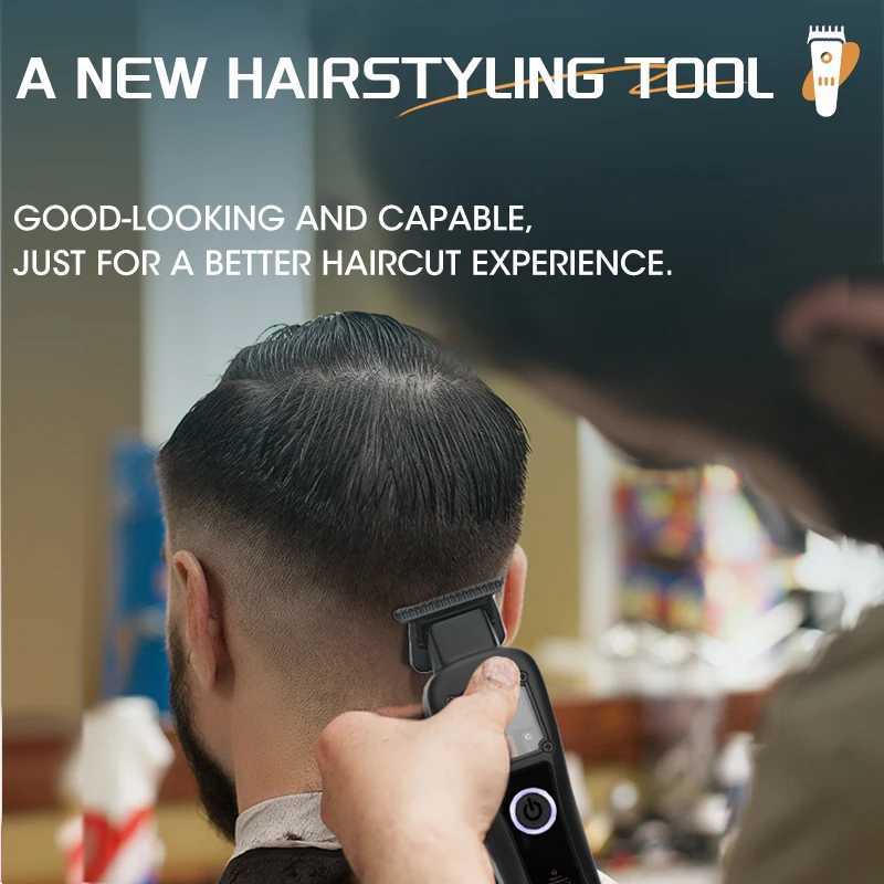 RESUXI G-27 9500 RPM Hair Trimmer New High-power High-speed Hair Clipper DLC Coated Blade Electric Push Trimmer for Barber MenXJ241015