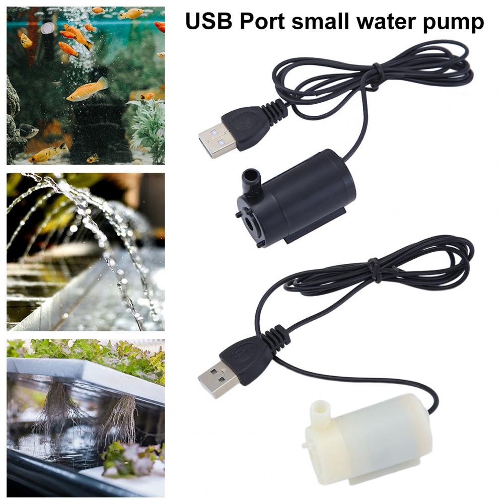 Universal Mini Submersible Pump USB Interface Water Pump Energy Saving Water Change Mini Submersible Water Pump