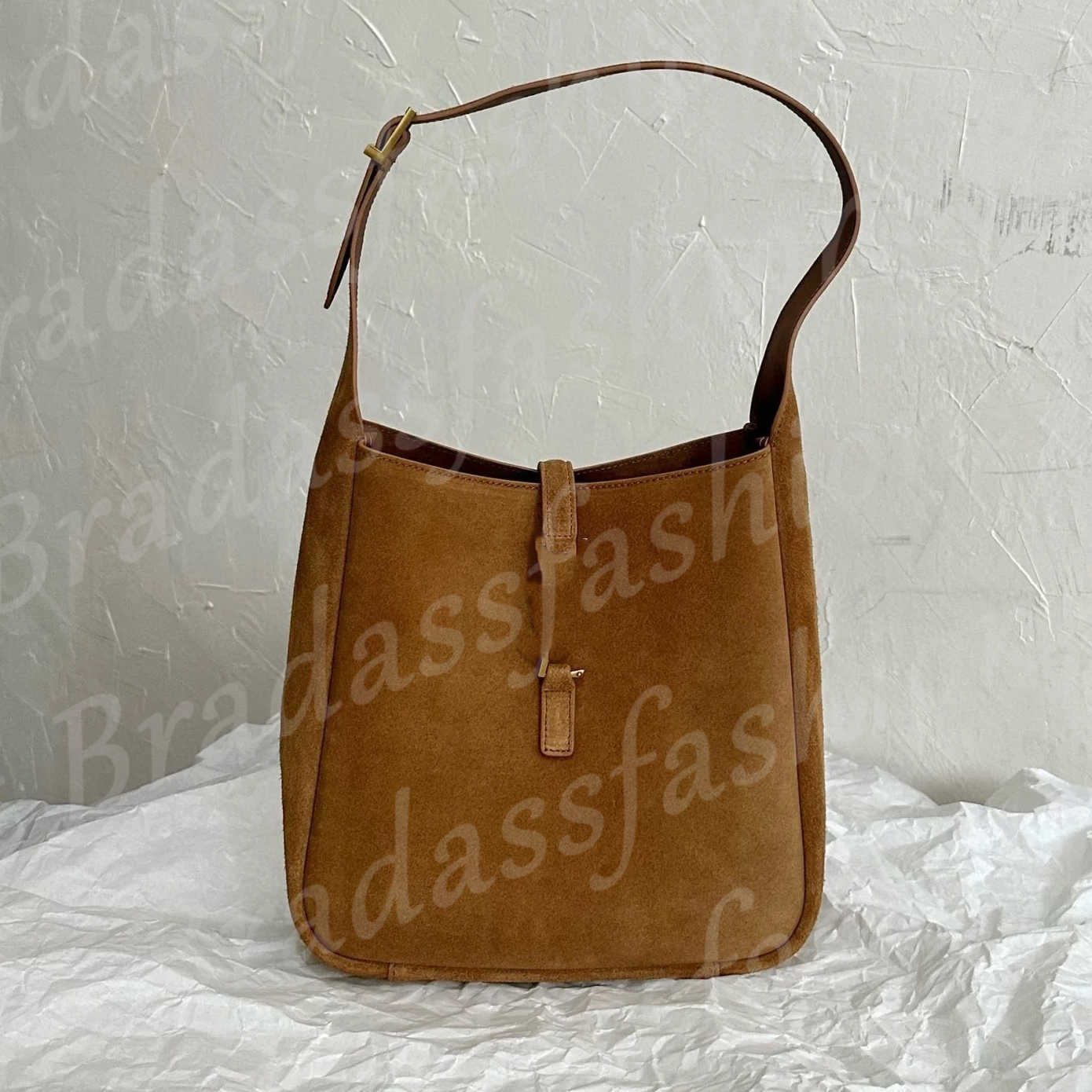hot Suede Leather Bucket Bag Crossbody Hobo LE37 Underarm Shoulder Shopping Handbags Plain Bags Handbag Purse Drawstring Women Large Capacity Pouch Removable