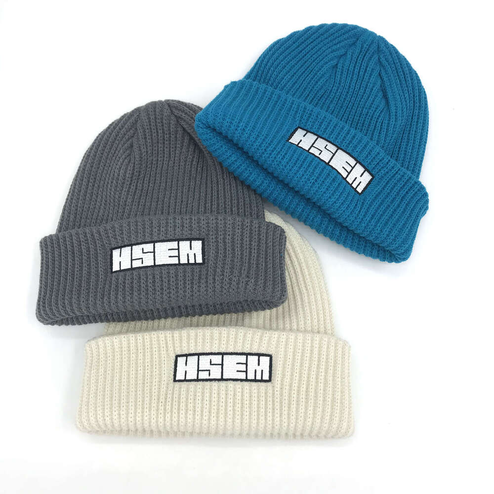 cap bonnet one Own Embroidery s Hat beanie Hats Your Beanies Classic Knitte Winter Outdoor Warm Beanie Claic