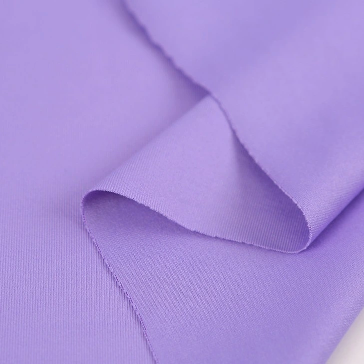 Stretch Cationic Single 10spandex 90polyester Jersey Weft Knit Fabric for Outdoor Sports