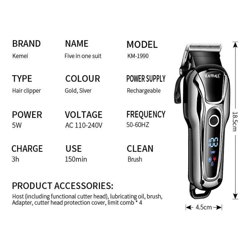 Barber shop hair clipper professional hair trimmer for men beard electric cutter hair cutting machine haircut cordless corded XJ250624