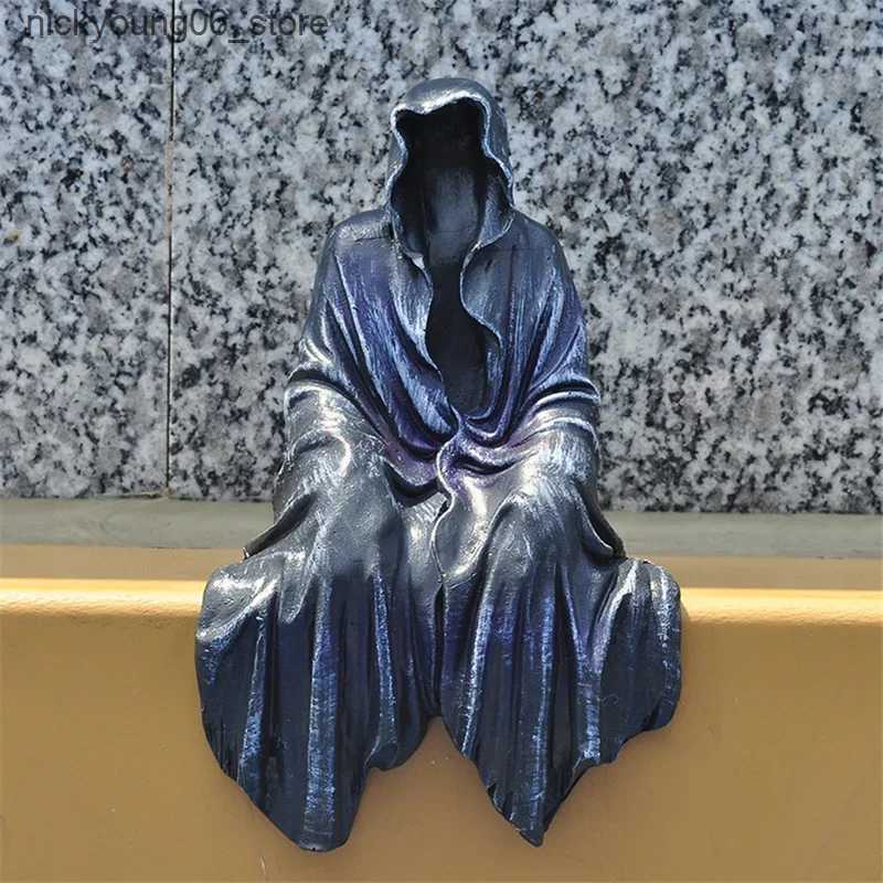 Cartoon Figures 15cm Death God Character Dementor Mysterious Person Black Action Character PvC Anime Series Decorative Model Doll Toy Gift L240910