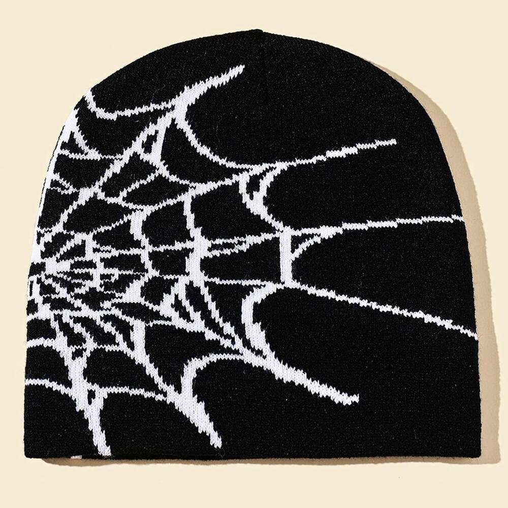 Men Web Black Outdoor Teenagers Hat Women & beanie Beanies Spider good Beanie Knit White) Gothic W