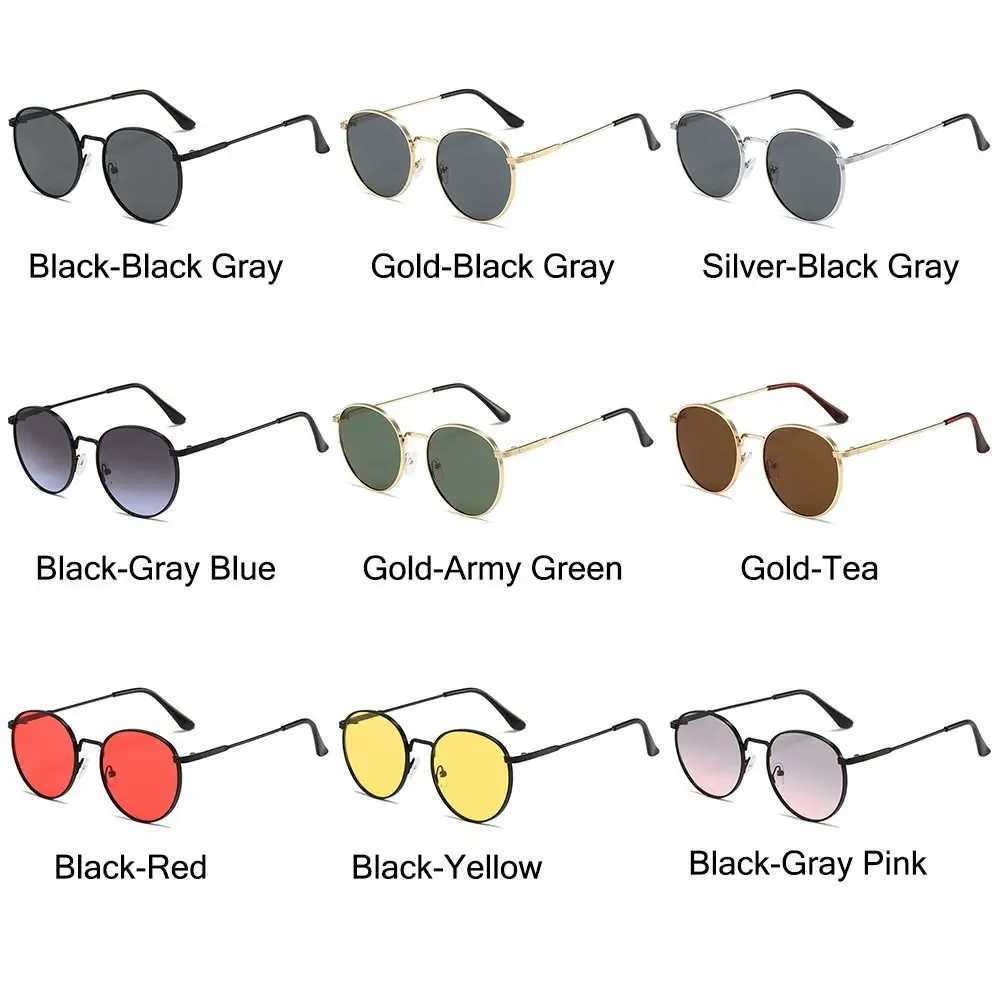 Round Vintage Polarized Sunglasses Women Retro Luxury Brand Designer Sun Glasses Ladies Men Eyewear Oculos De Sol Shades UV400 W250621