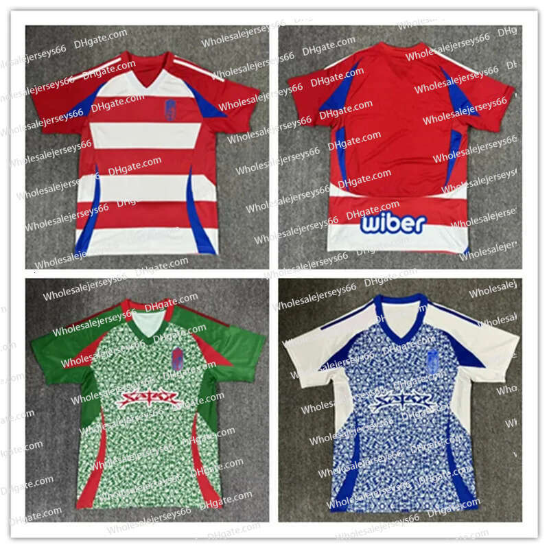 2024 2025 Granada CF Home Soccer Jerseys Camisetas De Futbol 24 25 CALLEJON A.Puertas SORO UZUNI Away Third Men Football Jersey Shirt Kits