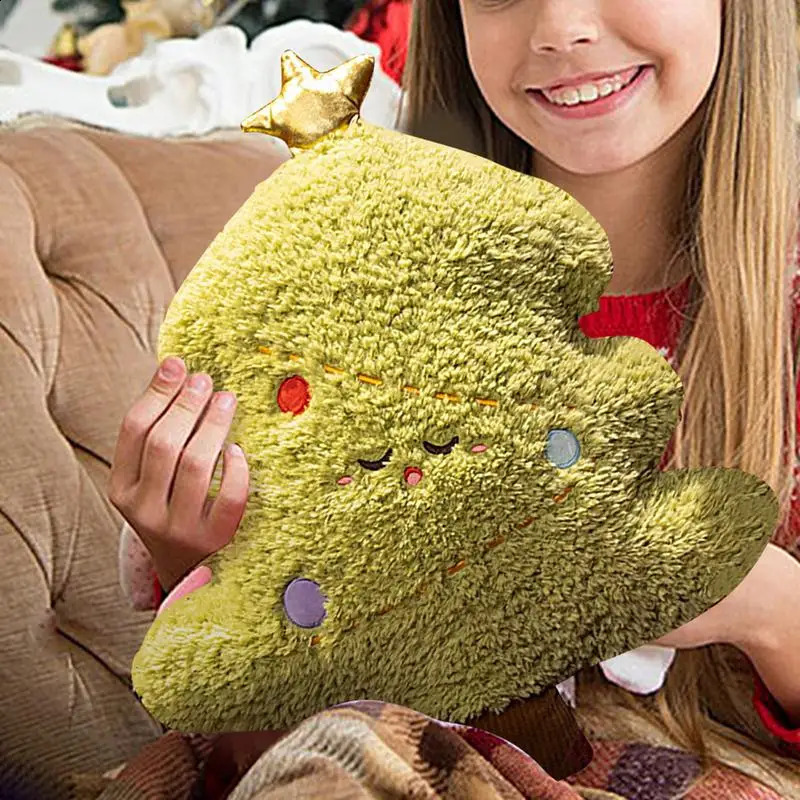 Cute Santa Claus Elk Christmas Tree Snow Bunny Plush Toy Pillow Cushion Plush Stuffed Pillow For Family Friends Children 241007
