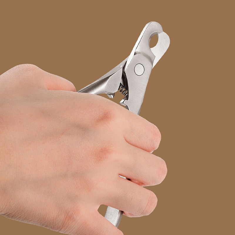 Professional Universal Pet Nail Clippers Scissors Tools Cats Dogs Product Moon-shaped Stainless Steel Cutting Edge Effort-saving