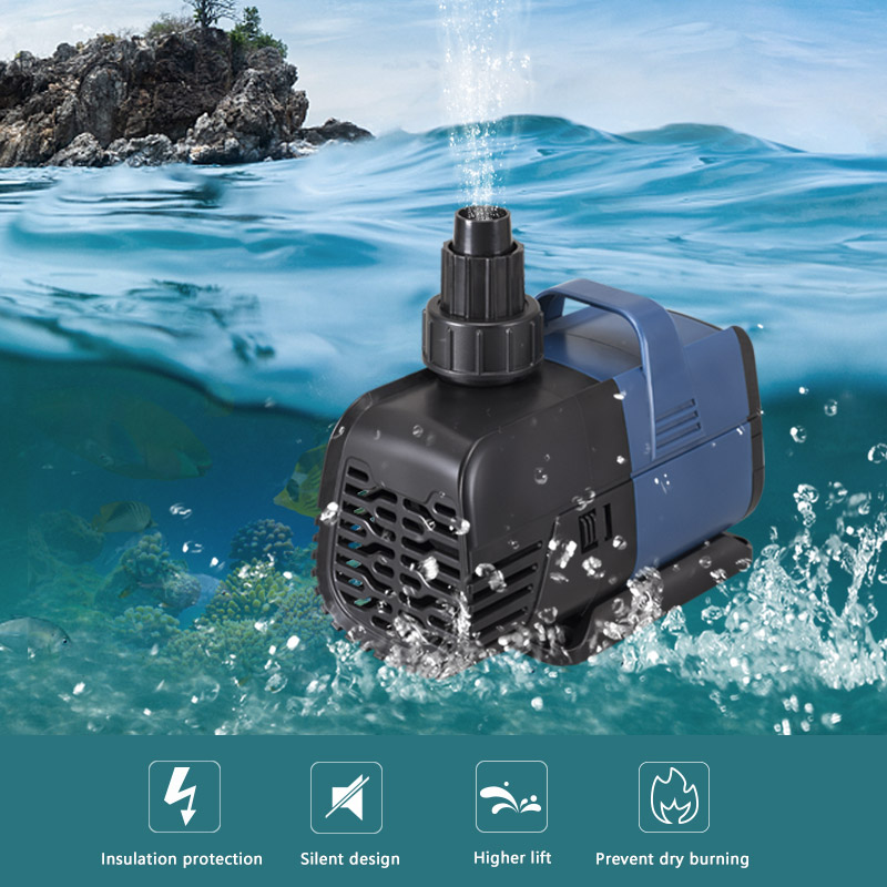 lightweight blue black large flow aquarium pumps dc cheap submersible fish tank aquarium water pump