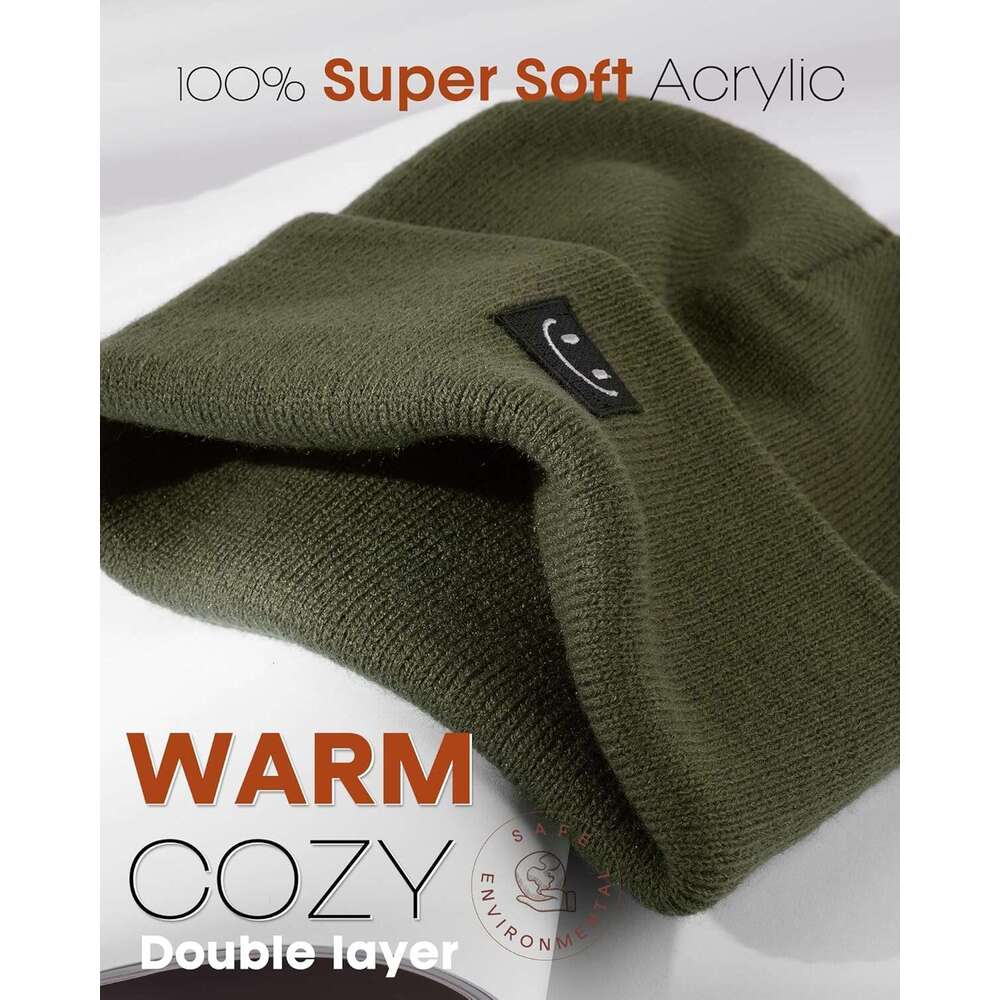 Cuffed for Caps Unisex Beanie Cute Men Knit beanie Hats Skul Winter Outdoor Warm