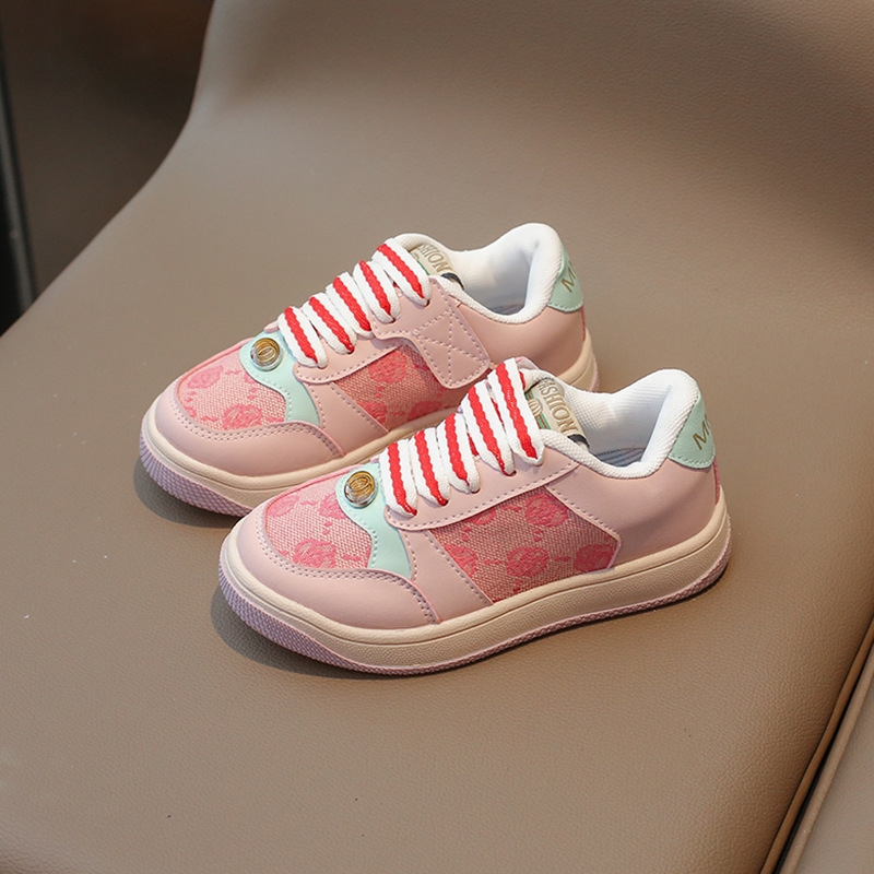 Boys' Shoes Spring and Autumn 2024 New Children's Sports Shoes Breathable Designer Top Girls' Fashion Board Shoes Trend