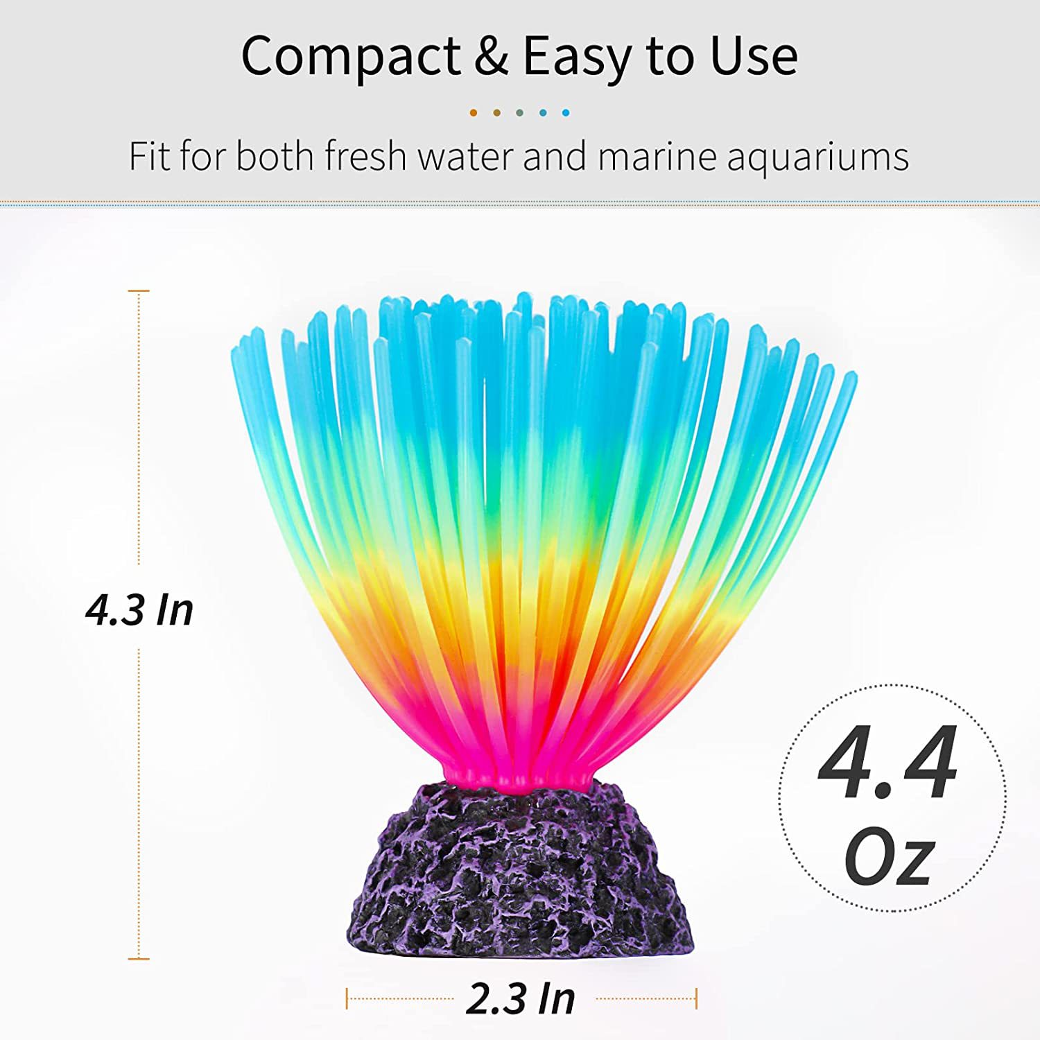 Glowing Fish Tank Decorations Plants Glow Aquarium Decorations Glowing Mushroom Coral Plant Ornaments Fish Tanks Accessories