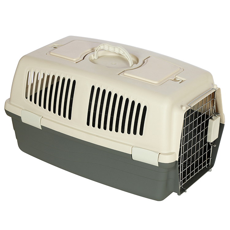 687#Pet Flight Cage Outdoor Travel Cat Box Houses Durable Portable Plastic Pet Dog Litter Box Carriers Cages
