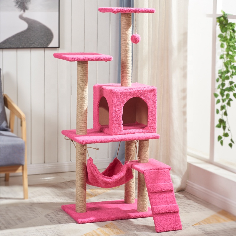 Hot Selling Pet Cats Furniture Cats Tree Available in Multiple Colors & Styles