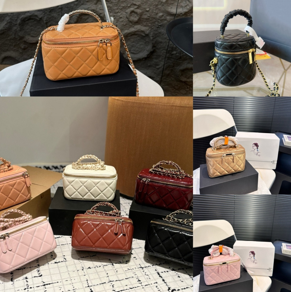 New Handle Cosmetic bags Cases Women Designer Handbags Makeup Box Toiletry Toiletries Pouch Storage Cosmetic-Nice Crossbody With