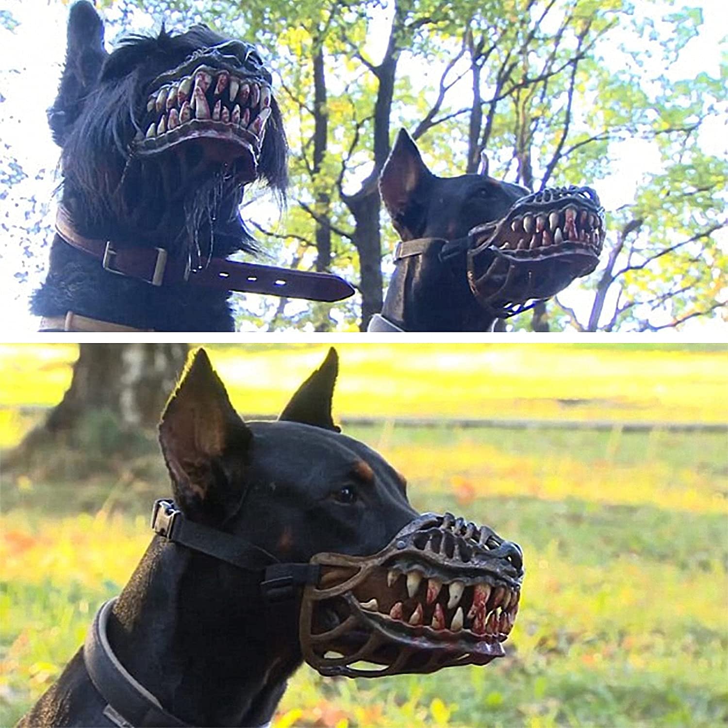 Muzzle Your Dog Muzzles For Large Small Dogs Barking Mouth Guard Best Scary Dog Canine Basket Muzzle Mask For Halloween Biting