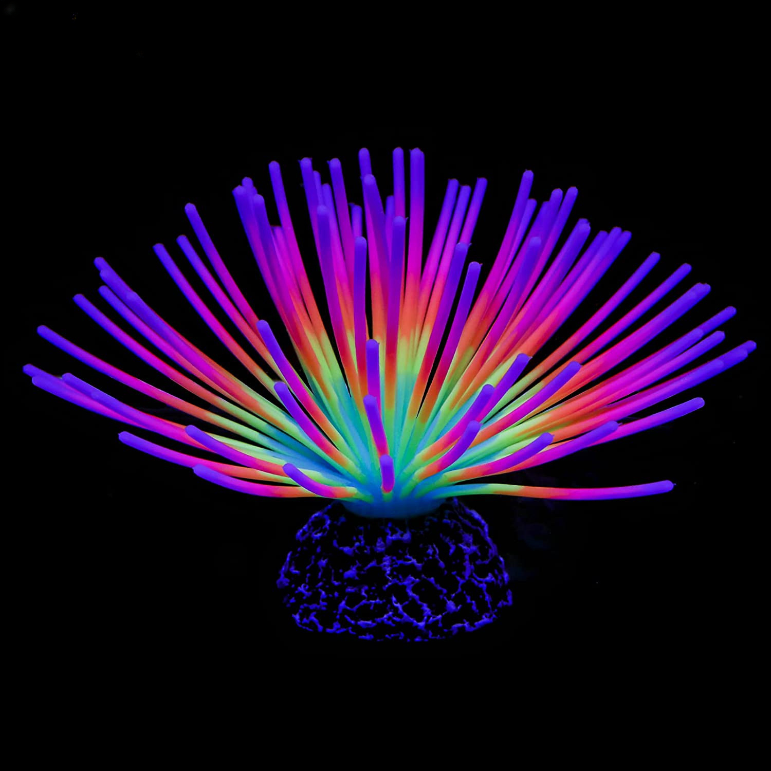 Glowing Fish Tank Decorations Plants Glow Aquarium Decorations Glowing Mushroom Coral Plant Ornaments Fish Tanks Accessories