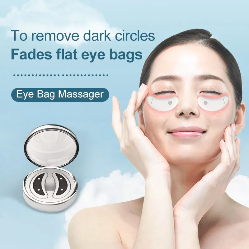 Led Red Light Eye Care Therapy Ems Massager With Gel Patch For Treatment Under Eye Wrinkle 241015