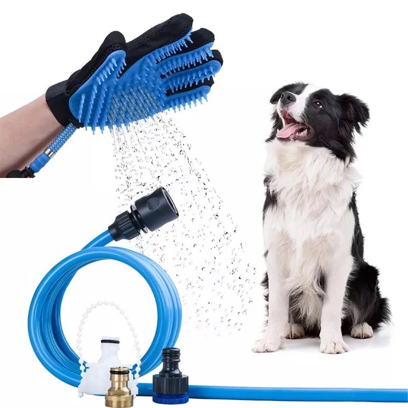 2021 New Multi-function Pet Product Bathing Massage Shower Spray Tool, Dog Shower Brush, Pet Grooming
