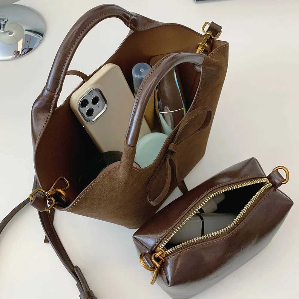 Shoulder Bag for Ladies Adjustable Strap Crossbody Pu Leather Trendy Top Handle Commuting Travel 241015
