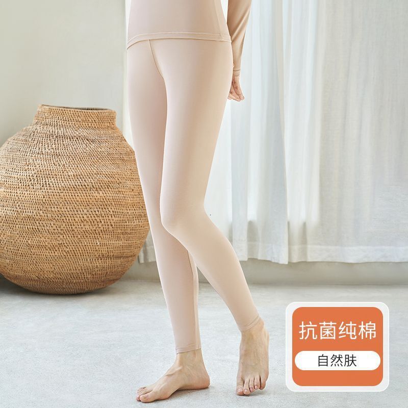 2025 New Designer Pure Autumn A Antibacterial Women s Thin Design Full Bottom Makeup Slimming Version Inner Clothing Warm Wool Underwear Winter trend 