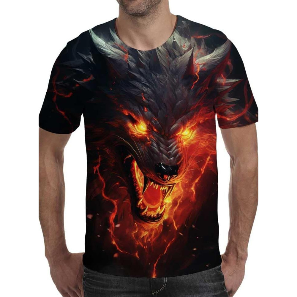 Mens T shirt T-Shirt Men's 3D Printed T-Shirts Short Sleeve Graphic Tshirt Men Novelty Crew Neck Tee tee Casual tops summer clothes Fashionable a