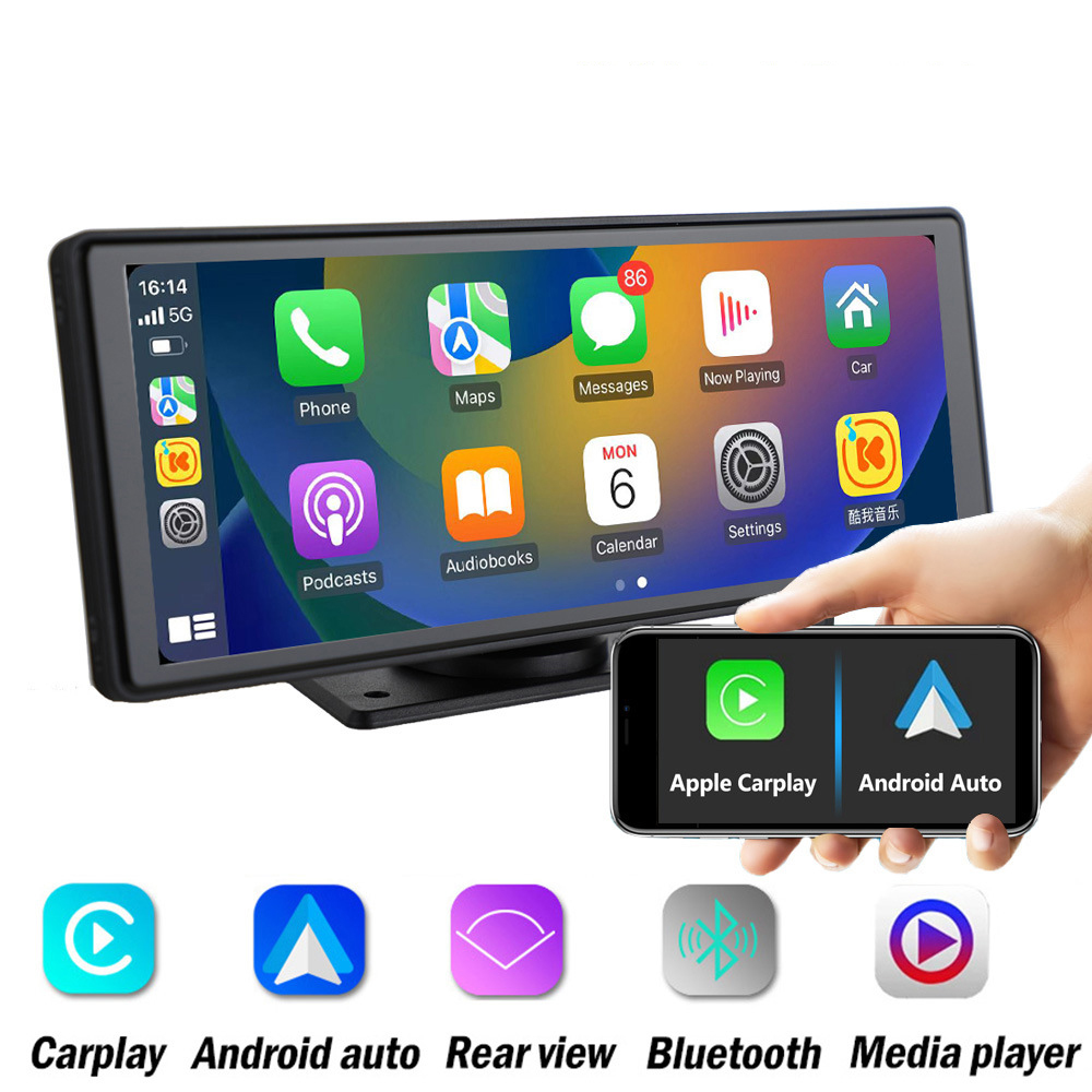 High-Quality 10.26 Inch Portable Car Audio System Carplay BT Car Video Player Mp5 Players