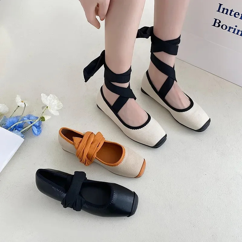 Womens Ballet Flats Shoes Woman Spring Summer Casual Sneakers Sandals Fashion Sabot Barefoot Ballerina Comfortable Elegant 241015