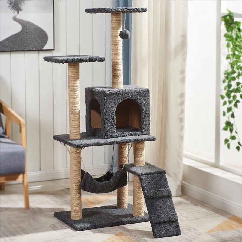 Hot Selling Pet Cats Furniture Cats Tree Available in Multiple Colors & Styles