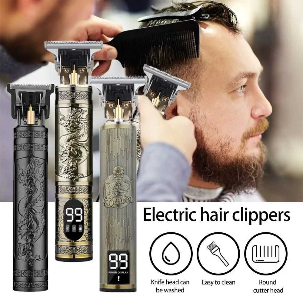 Beard T9 Repair Hair Clipper Shaving Body Hair Trimmer Clippers Corteiz Electric Machine Men Haircut Machine 0mm Barber ShaverXJ2410