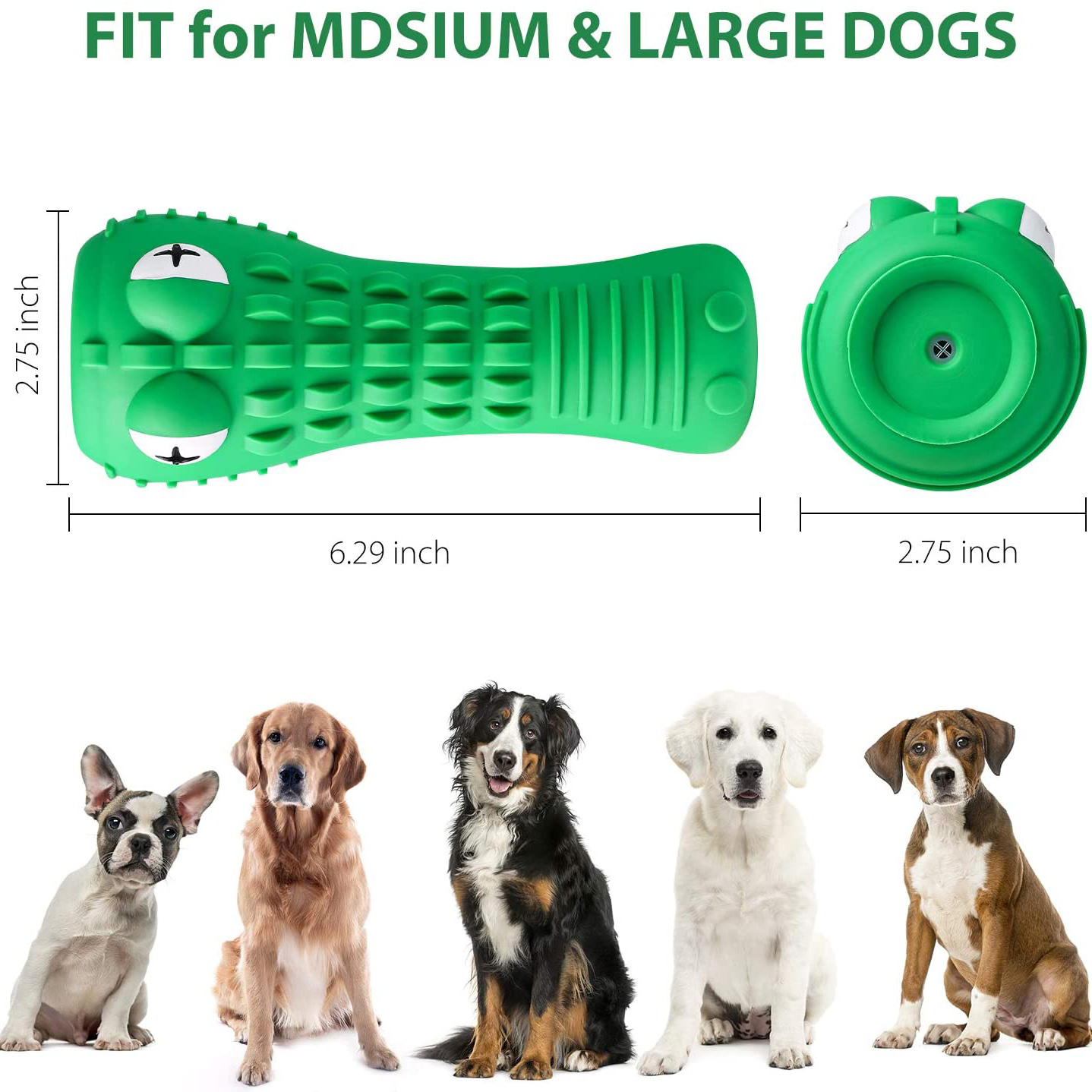 Dog Toys Chew Squeaky Toothbrush Pet Toy Durable for Aggressive Pet Manufacturer Teeth Cleaning Dental Care Toy For Large Dogs