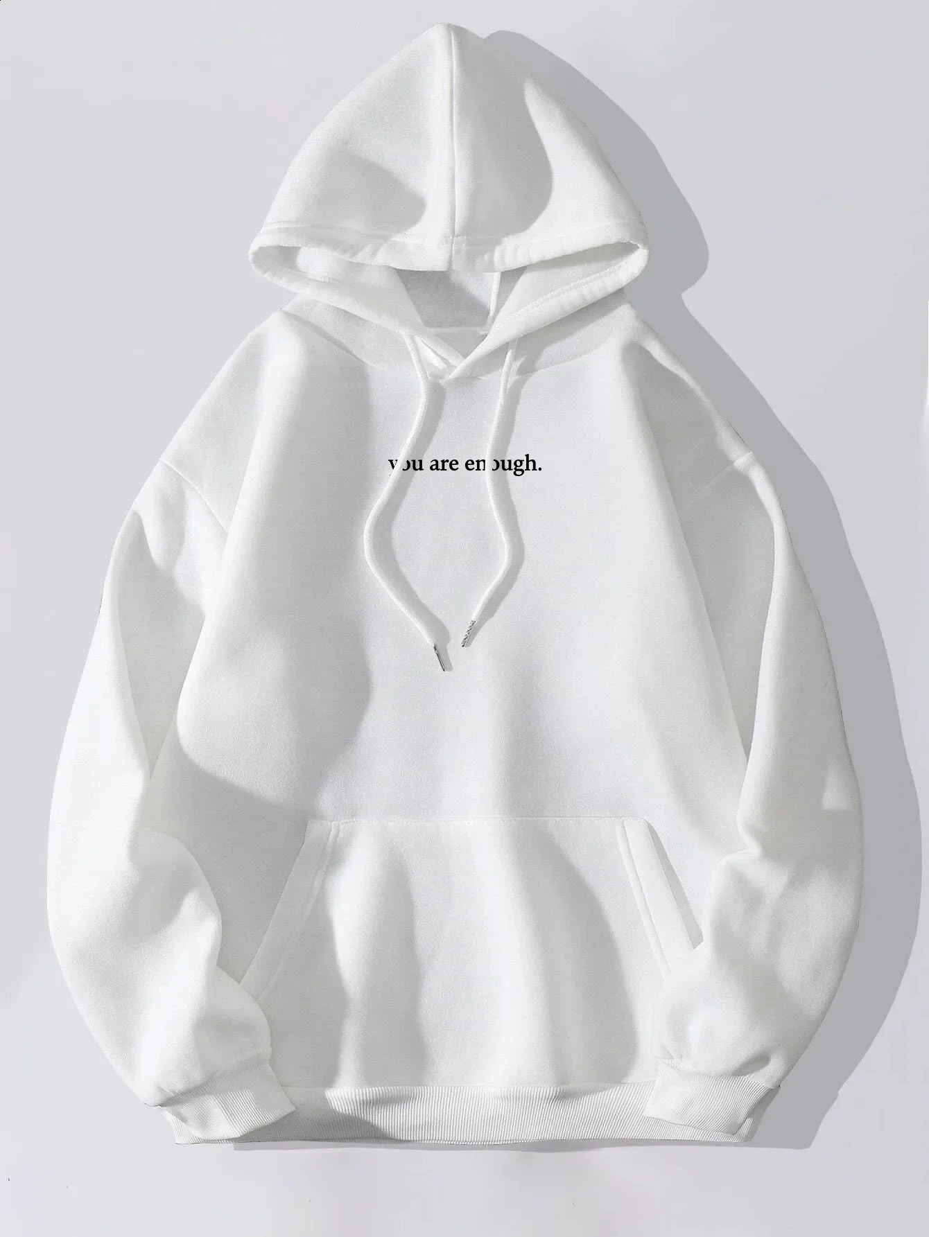 Autumn Y2k Hoodies Young Lady Printed Letter Dear Person Behind Me Casual Oversized Hoodie Aesthetic Hoody Sweatshirt Tops 250109