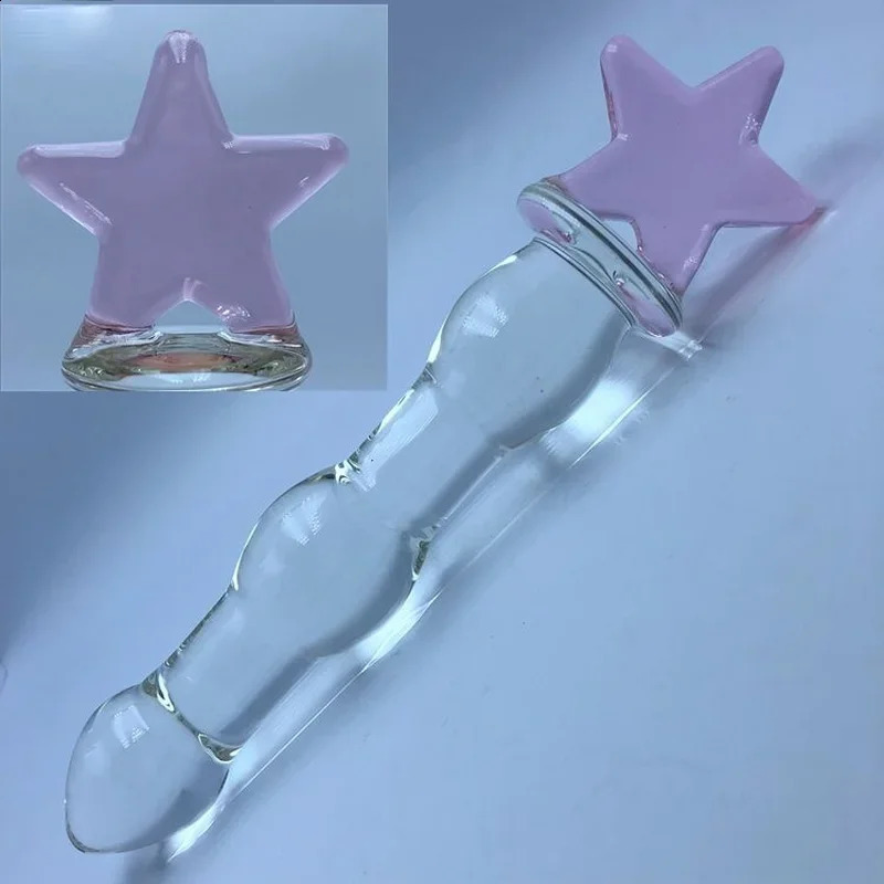 Crystal Glass Anal Plug Vaginal Anus Beads Butt Plug Sexual Toy Adult Dildo for Anal Massage Masturbation Sex Toys for Men Women 250108