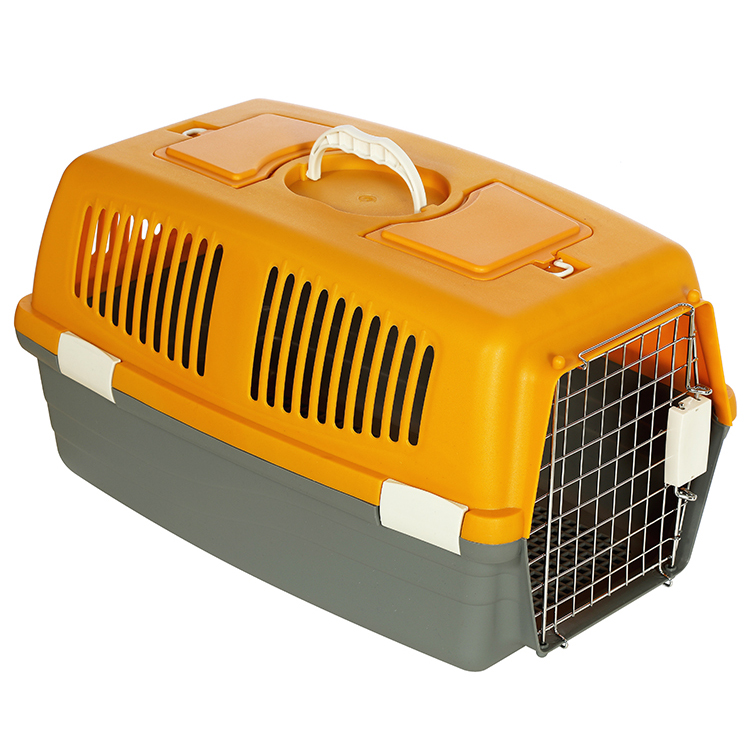 687#Pet Flight Cage Outdoor Travel Cat Box Houses Durable Portable Plastic Pet Dog Litter Box Carriers Cages