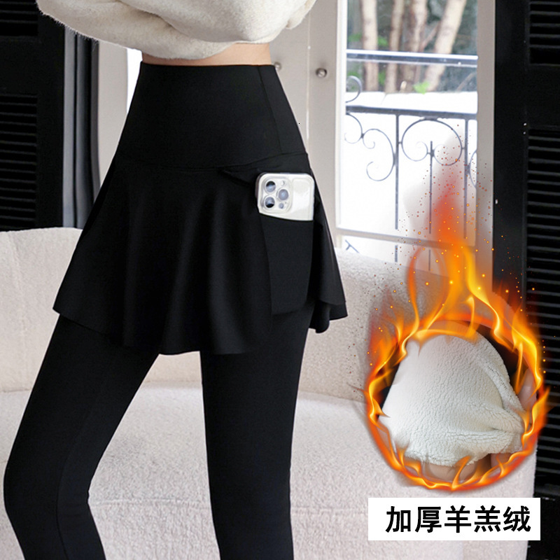 2025 New Designer Women s Yoga Winter New Pants Side Bags High Waist Coat Warm Plus fashion Shark Pants Suitable for Women