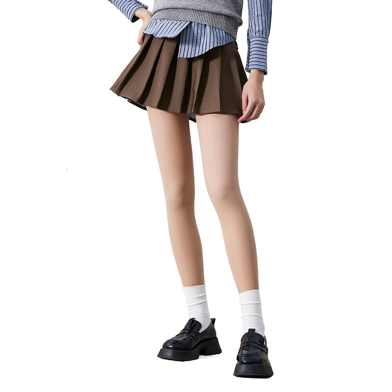 new designer double layer bare leg artifact women s winter tight pants plush fashion thick stockings natural nude feeling spring and autumn flesh colo