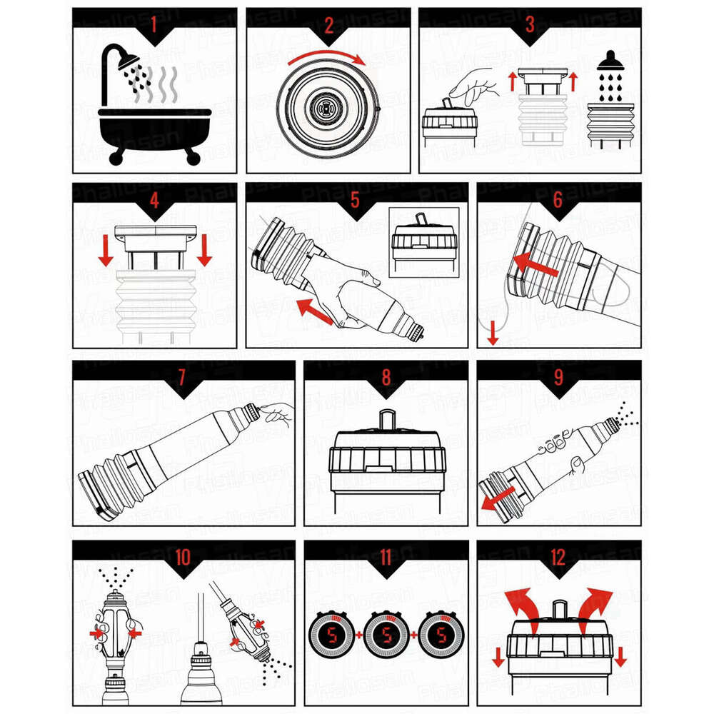 WIBRATOR Male Penis Pump Water Vacuum Pump For Men Penis Extender Increase Penis Enlargement Cock Dick Enlarger Hydrotherapy 18+