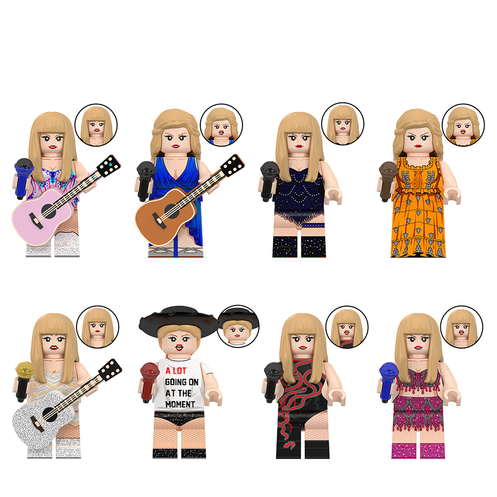 Star Series Doll Female Singer Craft Kit with Assembling Building Blocks by Ideal for International Markets
