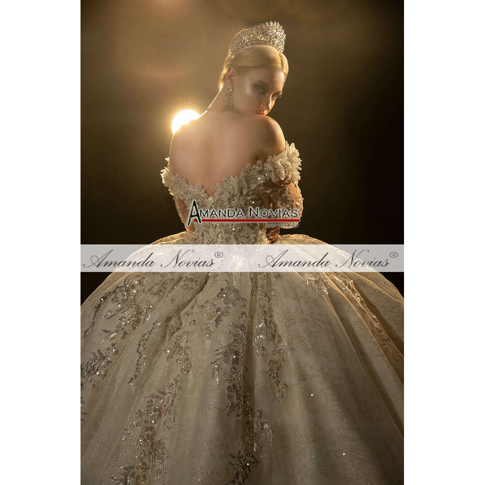 Off The Shoulder Sleeves Wedding Dress