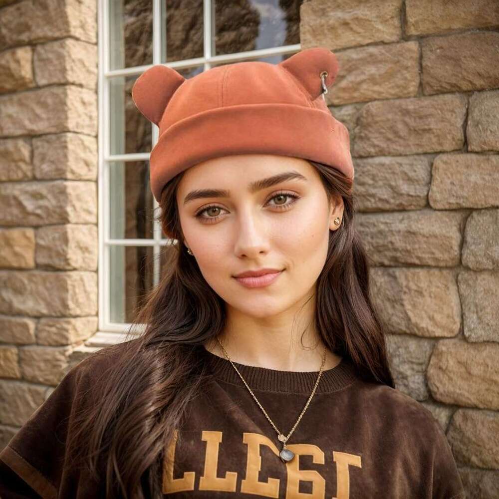 Bear Hip For Women Fashion Hop Beanie Thickened Cap Men bonnet Hats Ear Unisex Warm Winter Street beanie