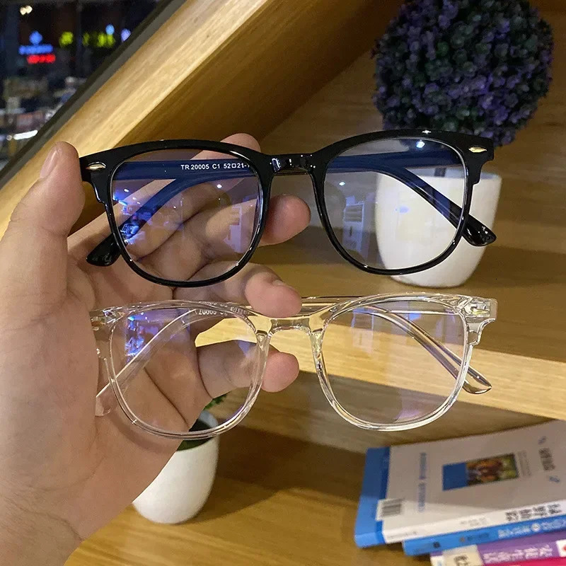 Classic Transparent Computer Glasses Frame Women Men Anti Blue Light Blocking Optical Lenses Male y241014