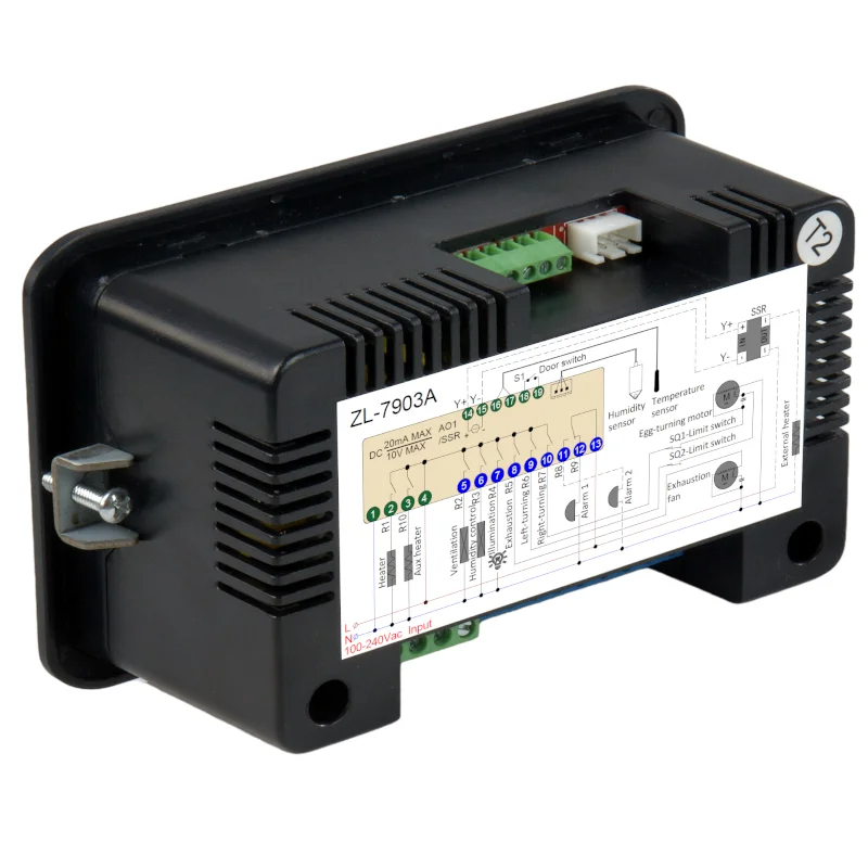 ZL-7903A, Lilytech , 100-240Vac, PID, Super Multifunctional Automatic Temperature and Humidity Incubator Controller, ZL-7901A