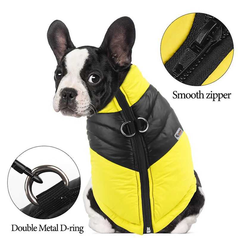 Waterproof dog clothing reflective jacket for small and large dogs puppy warm jacket French bulldog Labrador Retriever clothing puppy set Y241212
