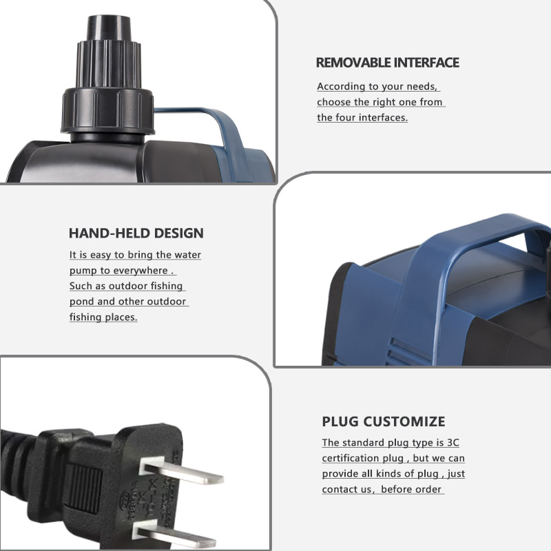 lightweight blue black large flow aquarium pumps dc cheap submersible fish tank aquarium water pump