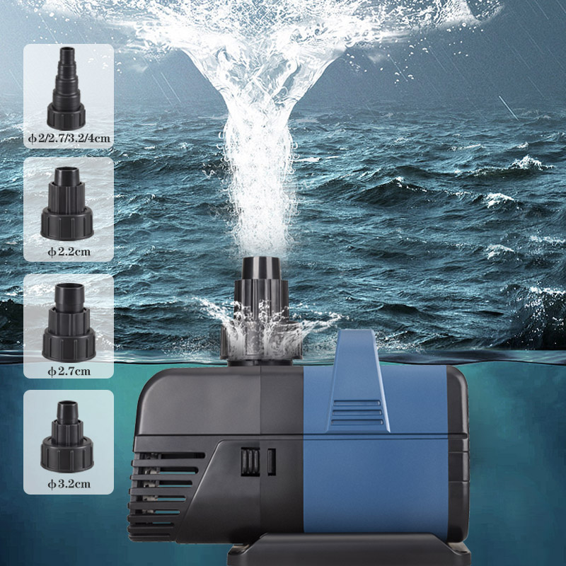 lightweight blue black large flow aquarium pumps dc cheap submersible fish tank aquarium water pump