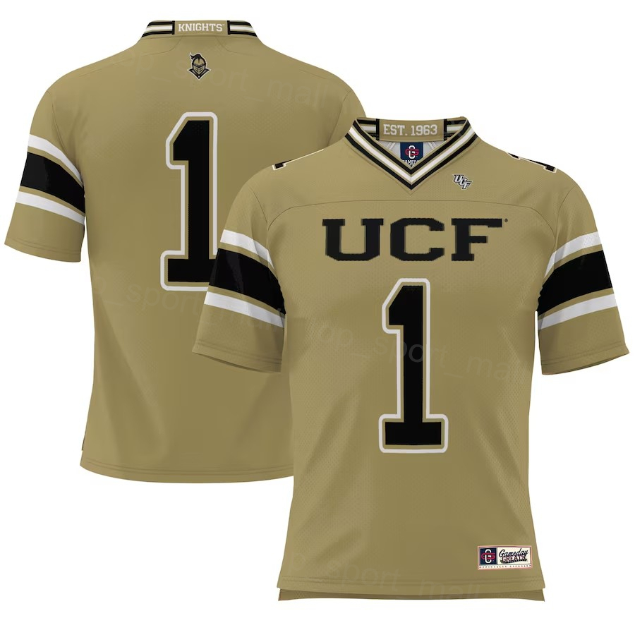 Women Men Youth College Football UCF Knights Jerseys University 7 RJ Harvey 1 KJ Jefferson 13 Peny Boone 2 Hudson 22 Myles Montgomery 3 Deshawn Pace Q