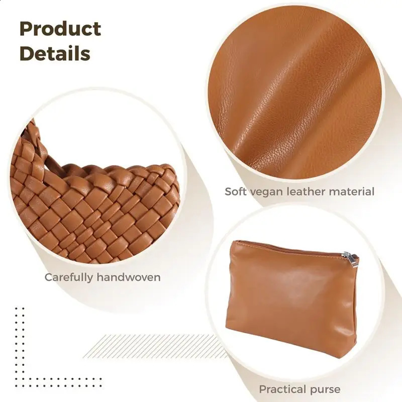 Fashionable womens vegan leather handbag with wallet handmade beach 241014